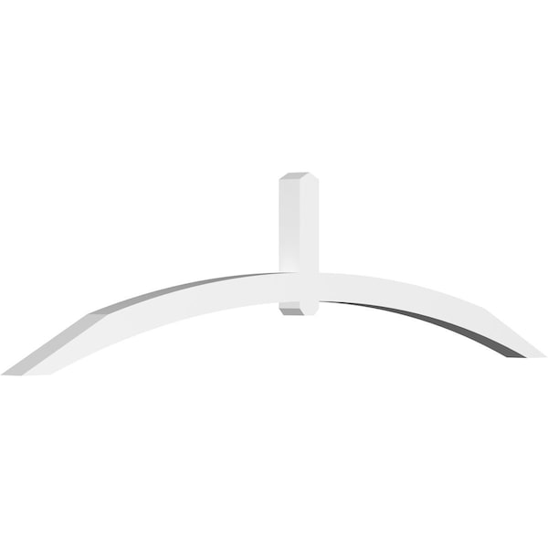Ekena Millwork Archdale Architectural Grade PVC Gable Bracket, 108"W x 27"H x 4"D x 4"F, 6/12 Pitch GBP108X27X0404ARC00 - main